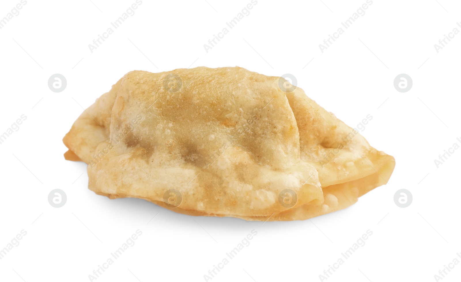 Photo of Delicious gyoza (asian dumpling) isolated on white