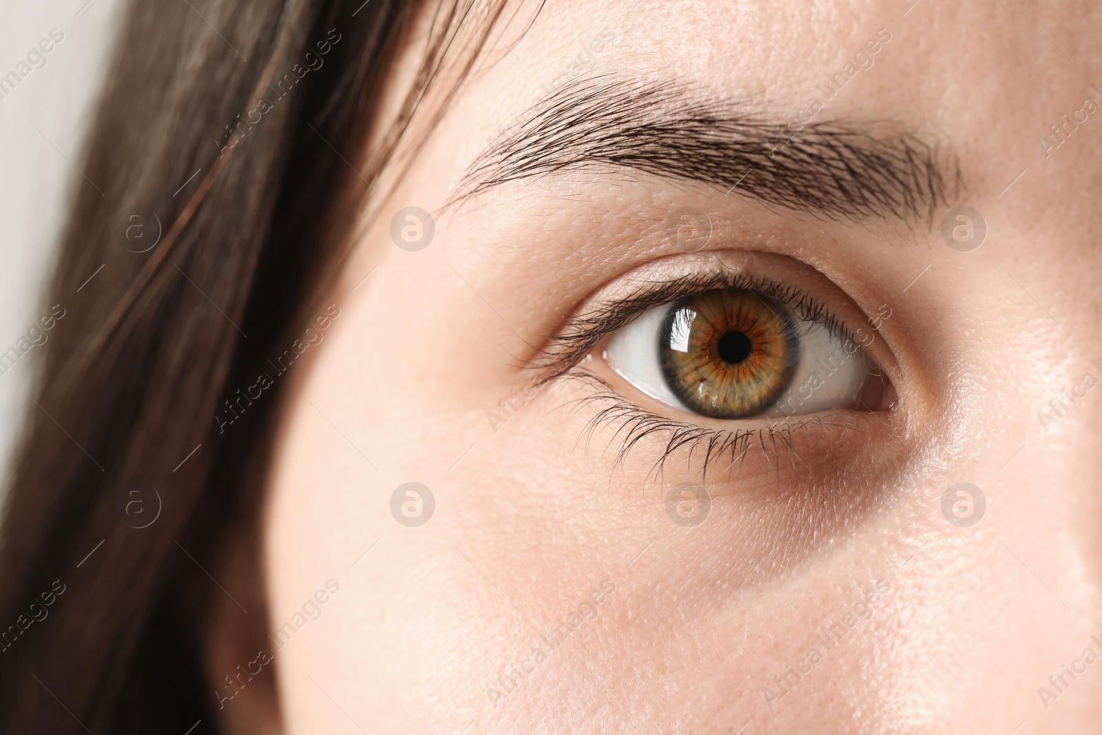 Photo of Macro photo of woman with beautiful eyes