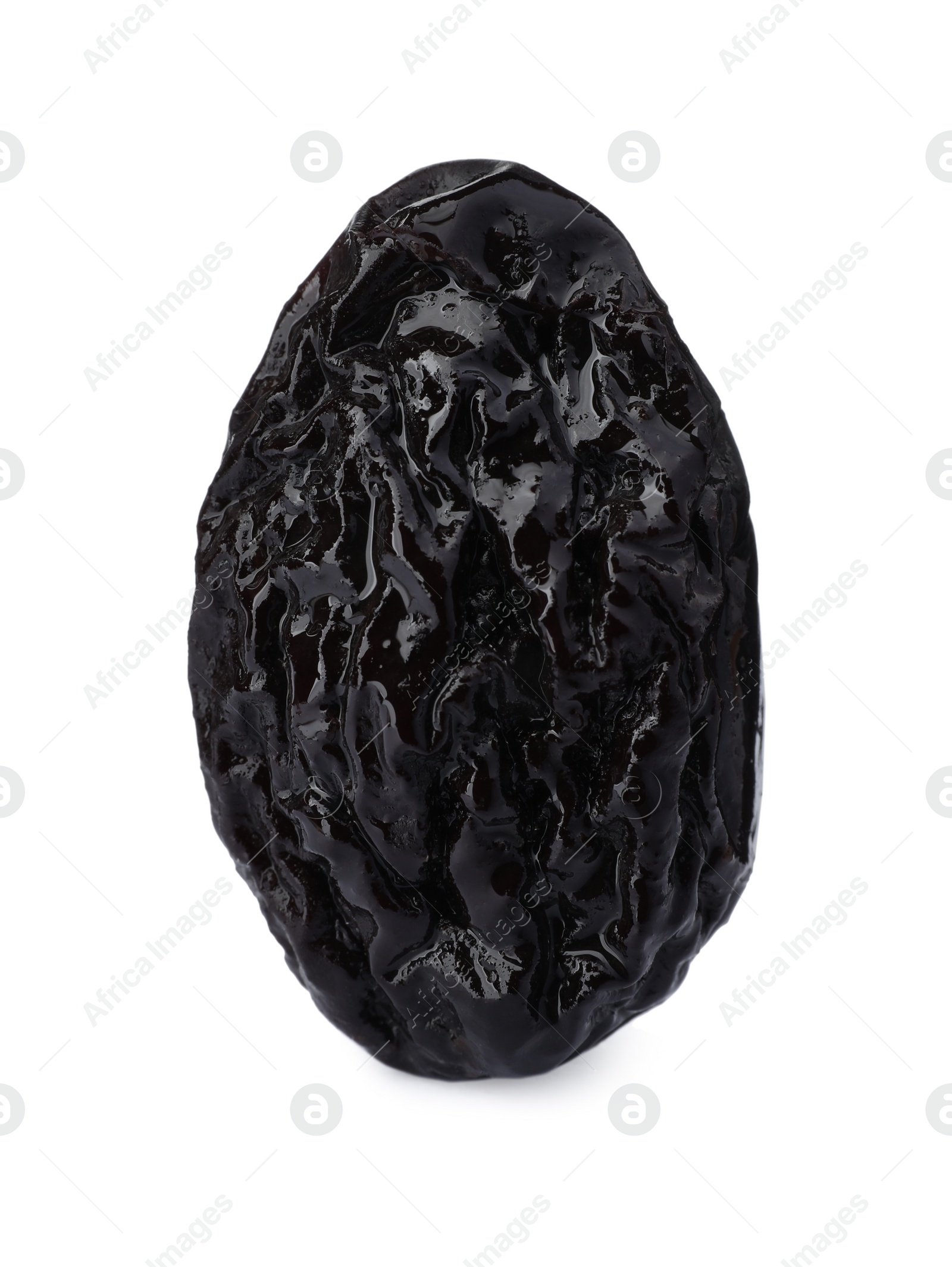 Photo of One sweet dried prune isolated on white