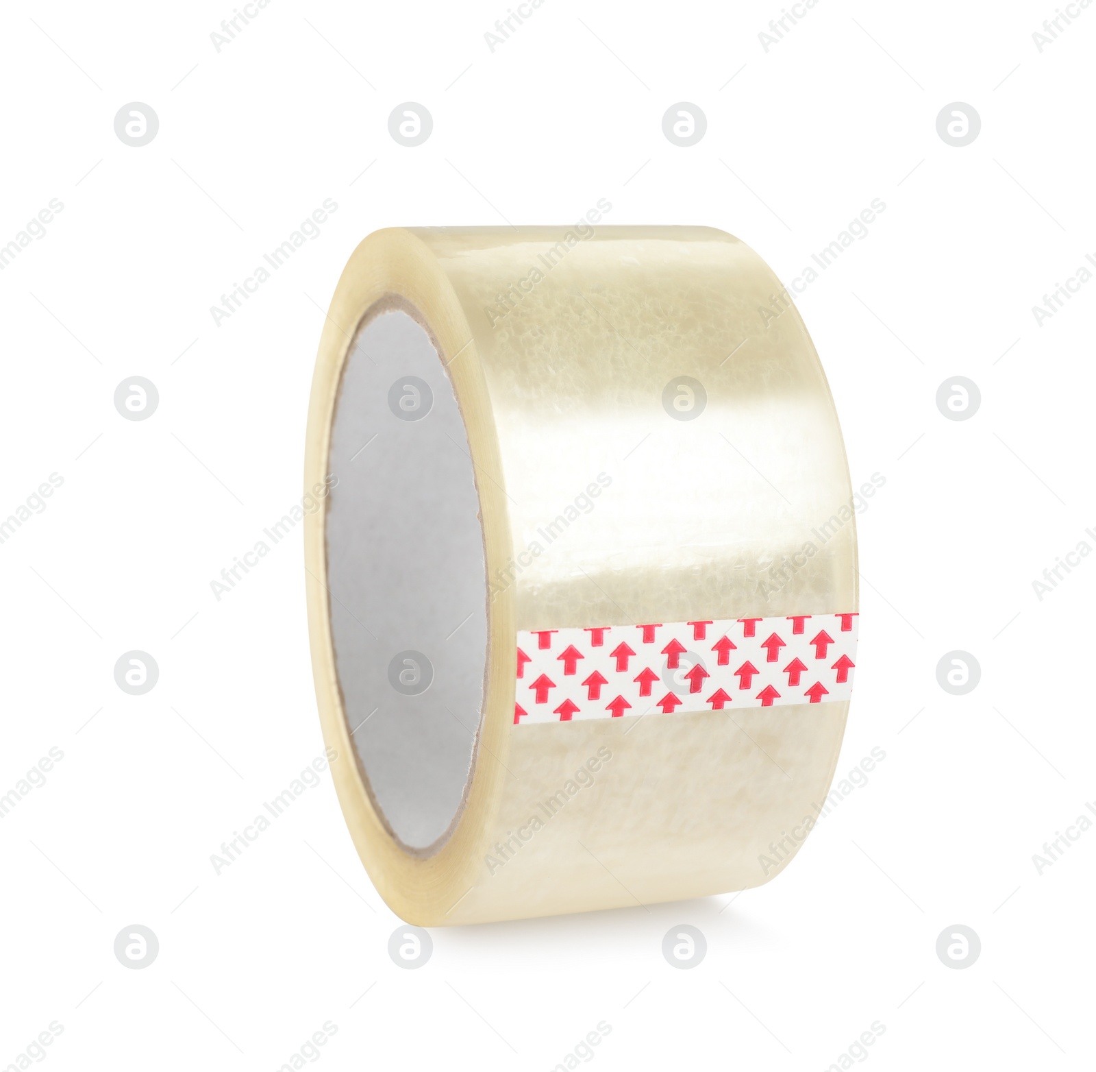 Photo of Roll of adhesive tape isolated on white