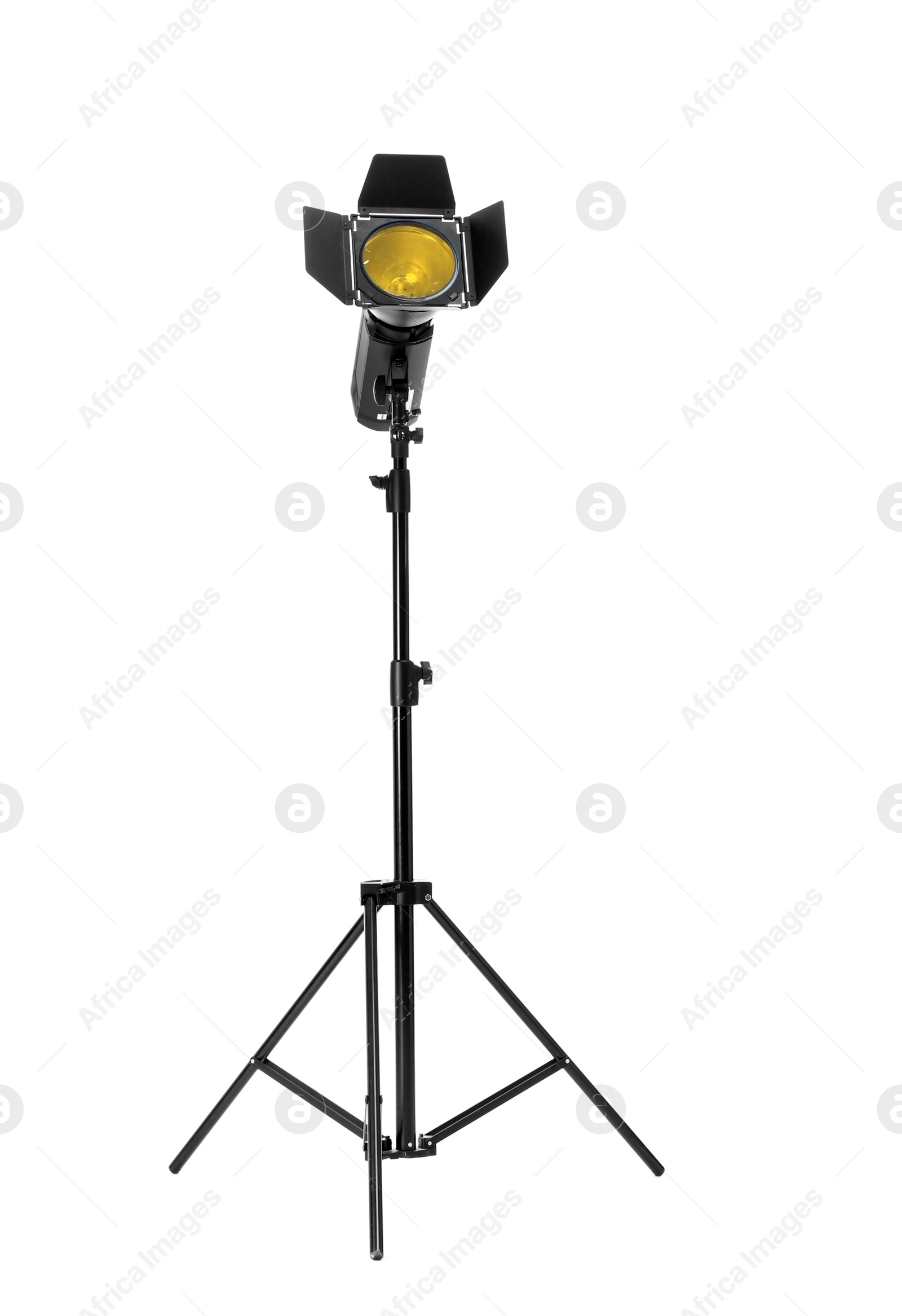 Photo of Studio lighting on white background. Food photography