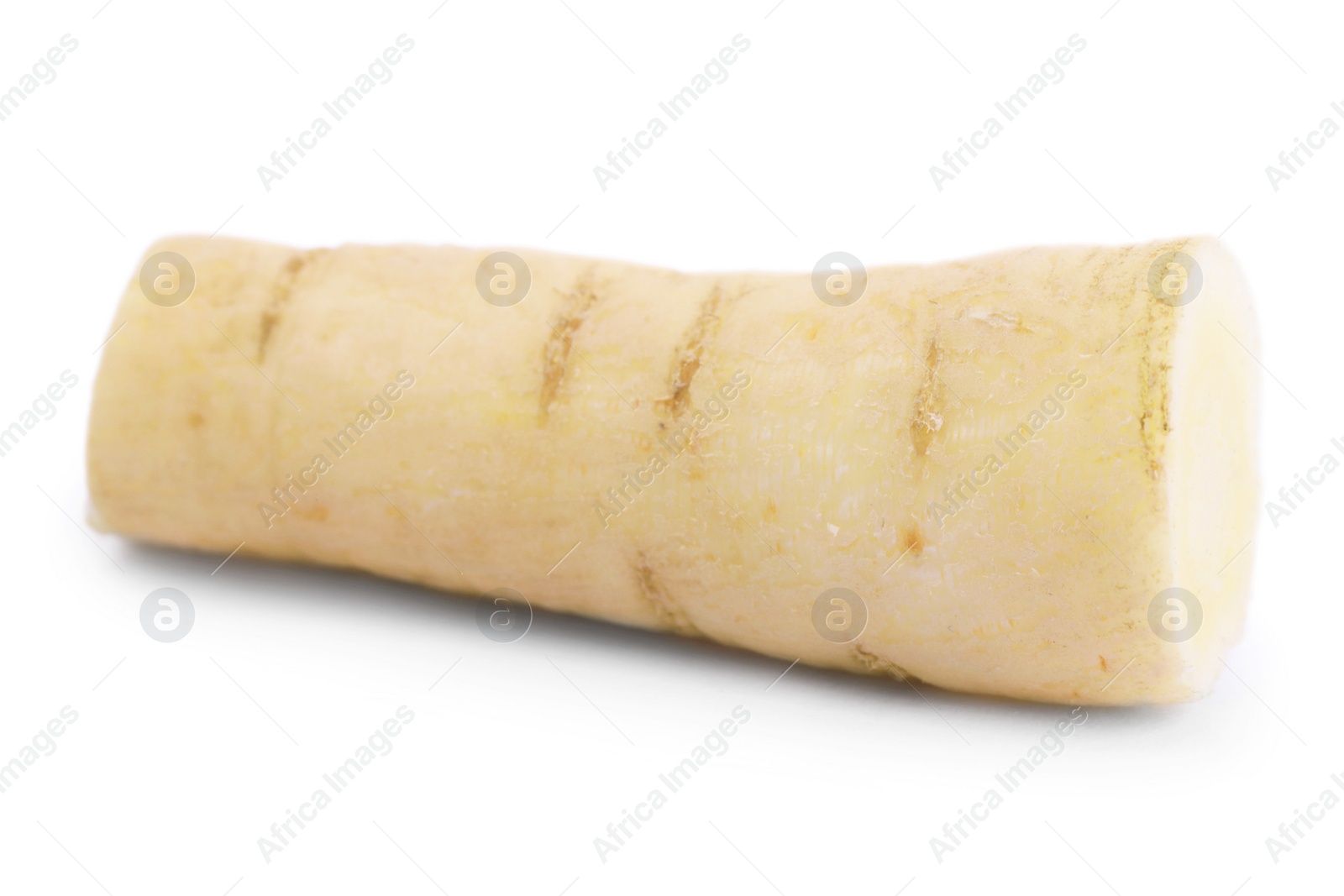 Photo of Tasty fresh ripe parsnip isolated on white