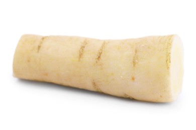 Photo of Tasty fresh ripe parsnip isolated on white