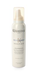 Photo of MYKOLAIV, UKRAINE - SEPTEMBER 08, 2021: Bottle of Kerastase hair care cosmetic product isolated on white