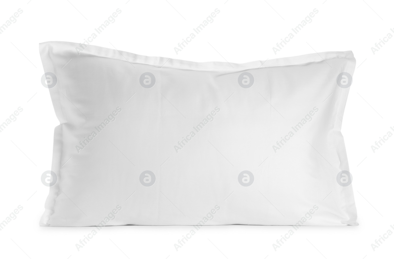 Photo of One new soft pillow isolated on white