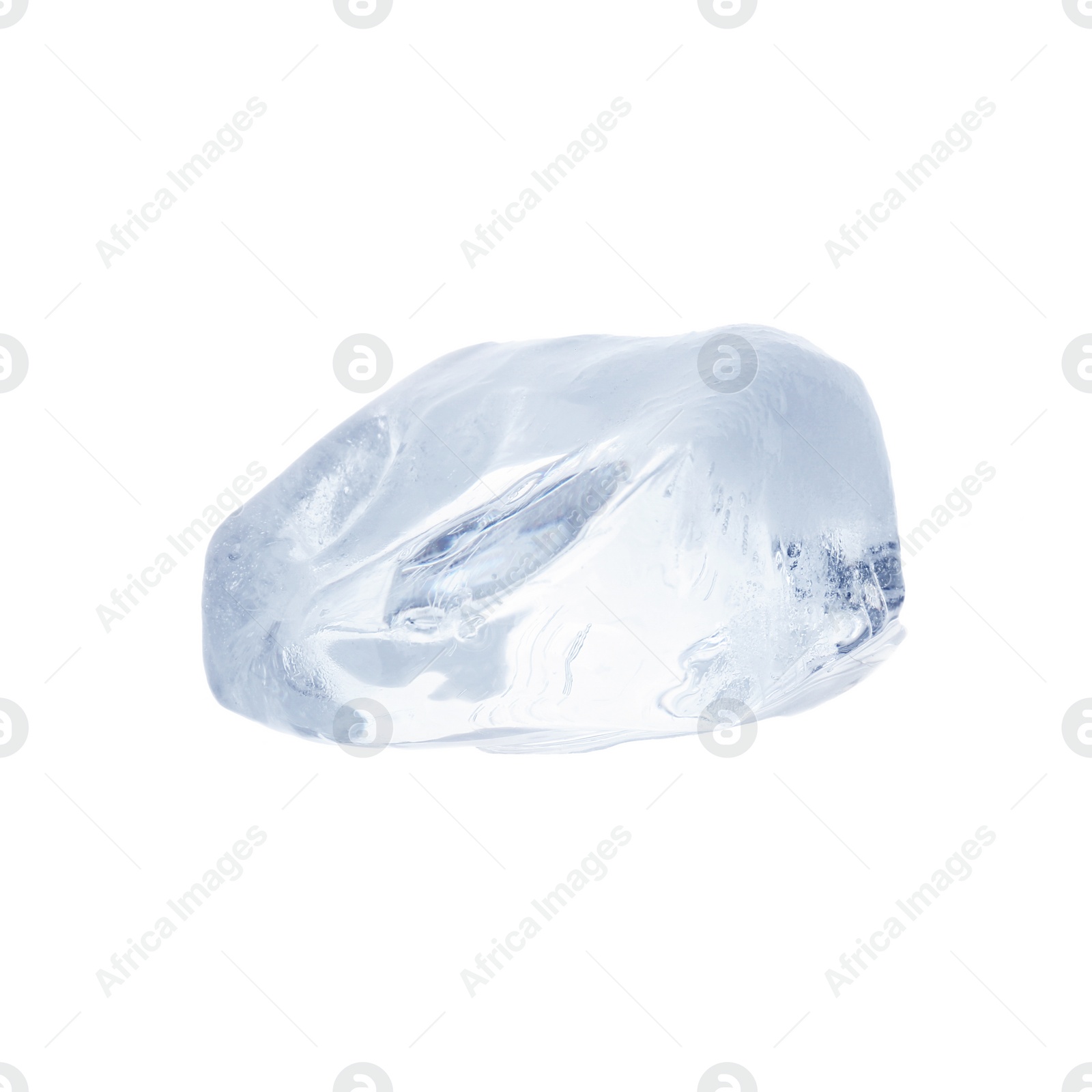 Photo of Piece of clear ice isolated on white