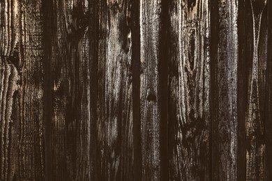 Texture of black wooden surface as background