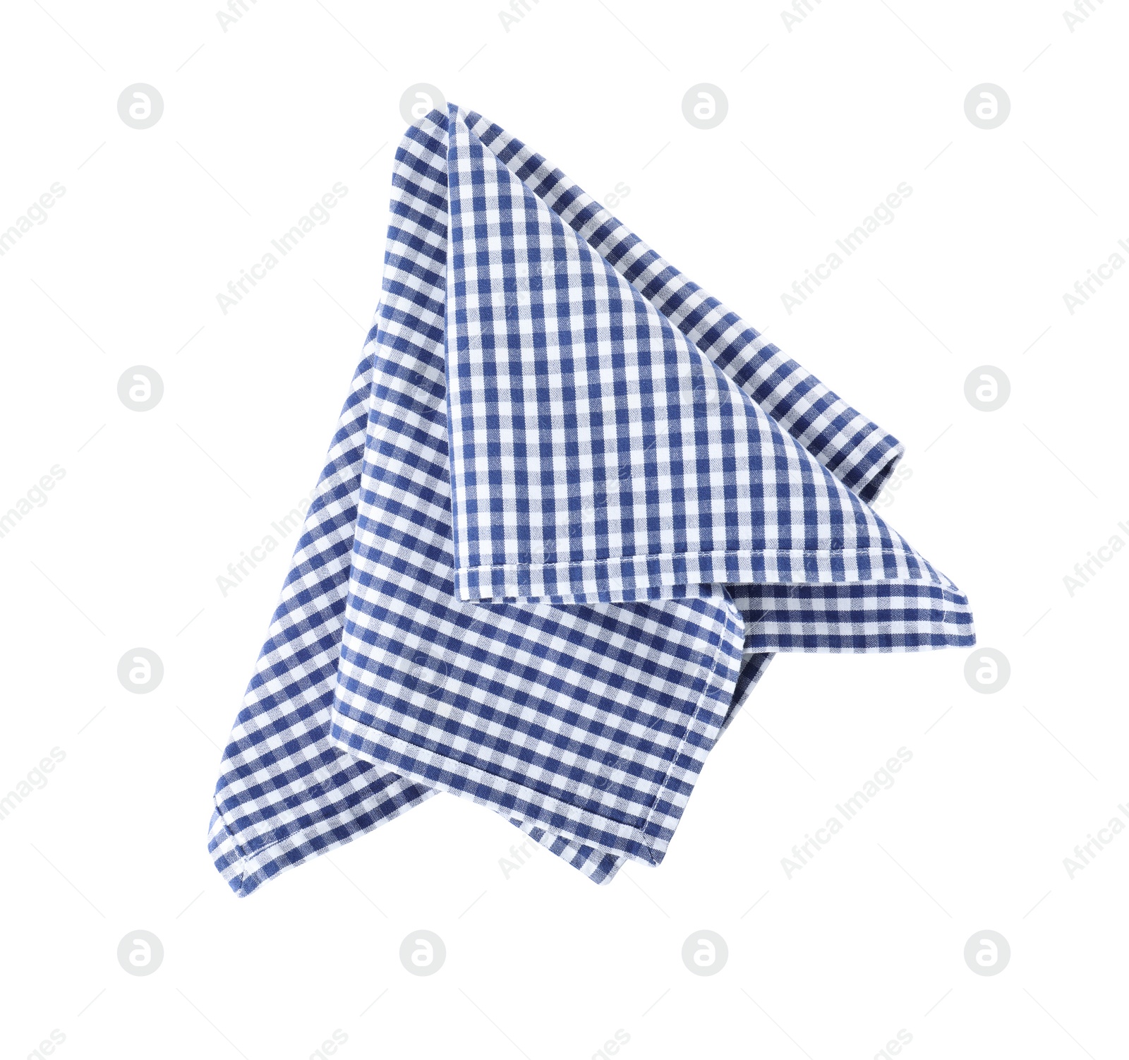 Photo of Fabric napkin for table setting on white background