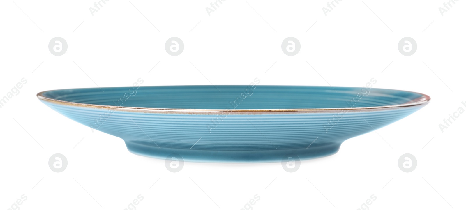 Photo of Empty clean ceramic plate isolated on white