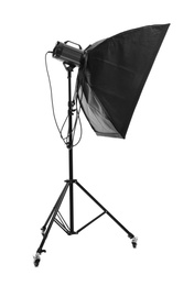 Photo of Studio lighting on white background. Food photography