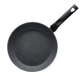 New non-stick frying pan isolated on white