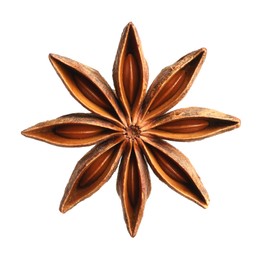 Image of Aromatic dry anise star isolated on white