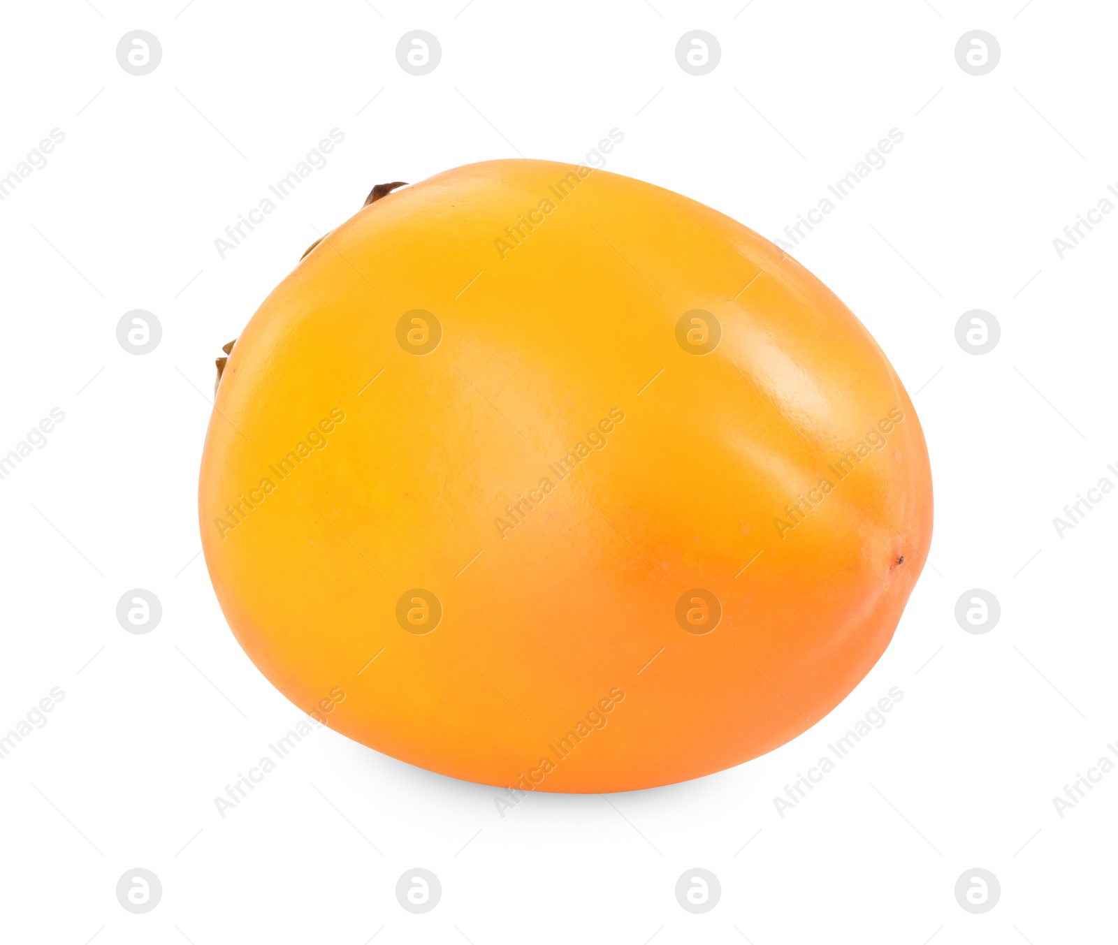 Photo of Delicious ripe juicy persimmon isolated on white