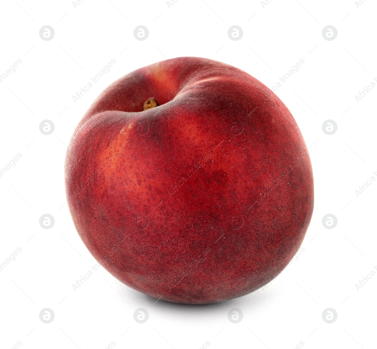 Photo of Delicious ripe sweet peach isolated on white