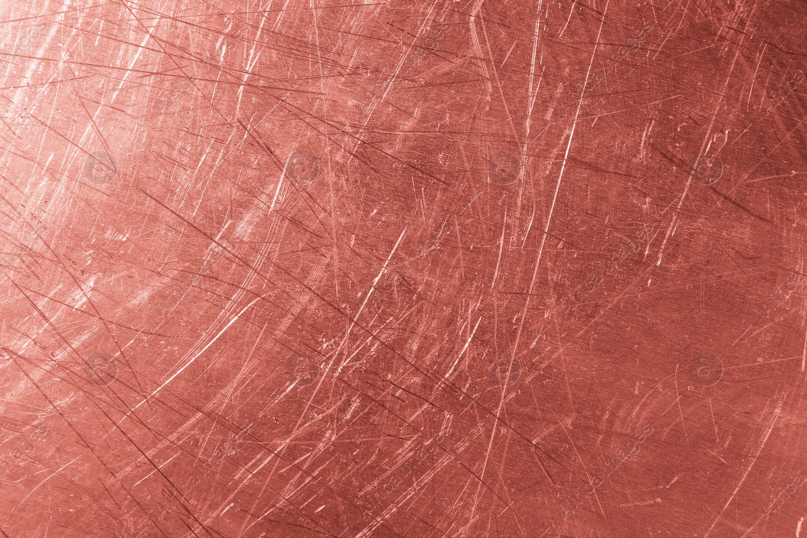Image of Texture of rose gold metallic surface as background, closeup