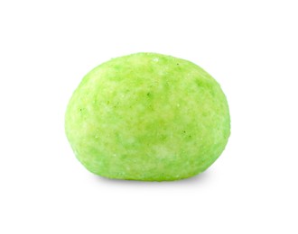 Tasty wasabi coated peanut isolated on white