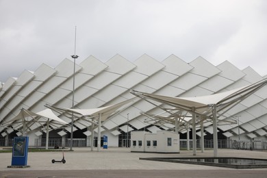 Photo of BATUMI, GEORGIA - JUNE 06, 2022: View of modern Stadium