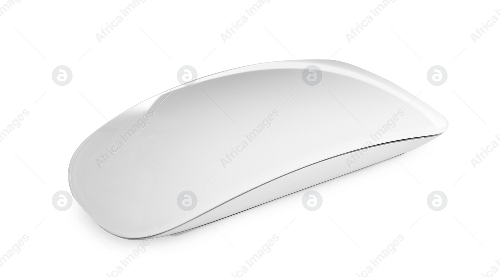 Photo of Modern wireless optical mouse isolated on white