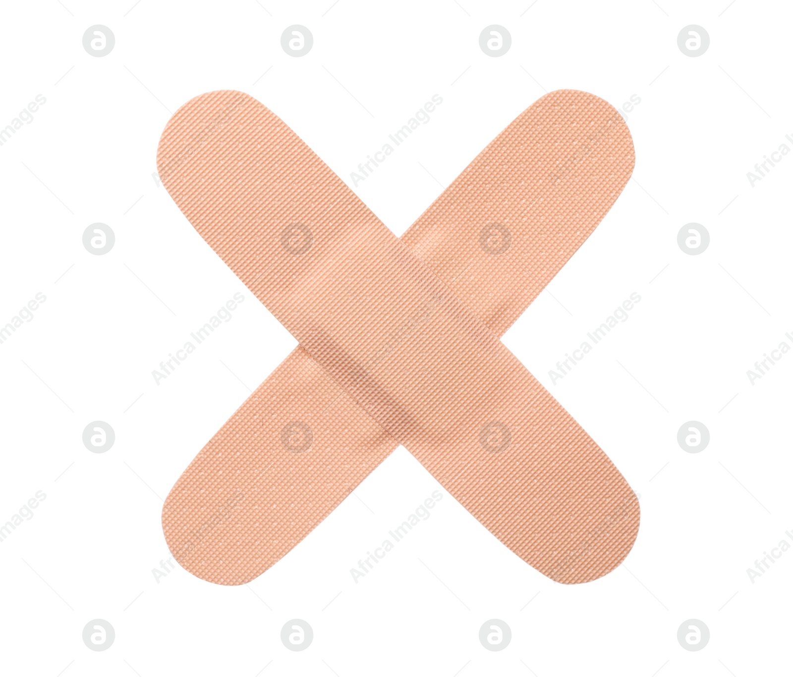 Medical sticking plasters isolated on white. First aid item Photo of Medical sticking plasters isolated on white. First aid item