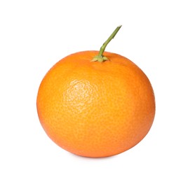 Photo of Fresh ripe juicy tangerine isolated on white