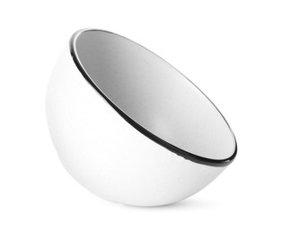 Photo of Clean empty ceramic bowl isolated on white