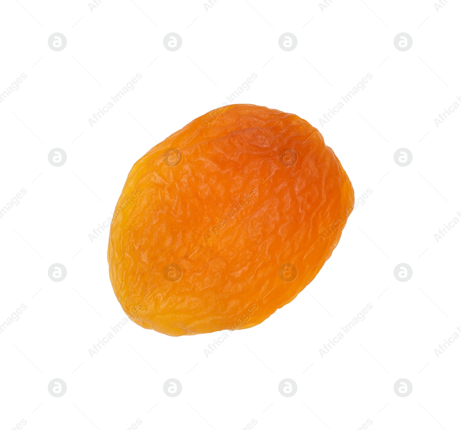 Photo of Tasty apricot isolated on white. Dried fruit