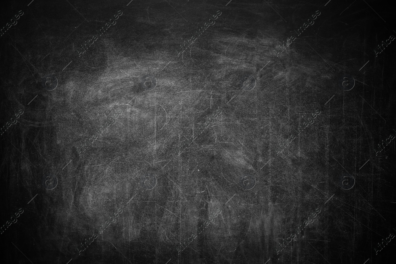 Photo of Dirty black chalkboard as background. Space for text