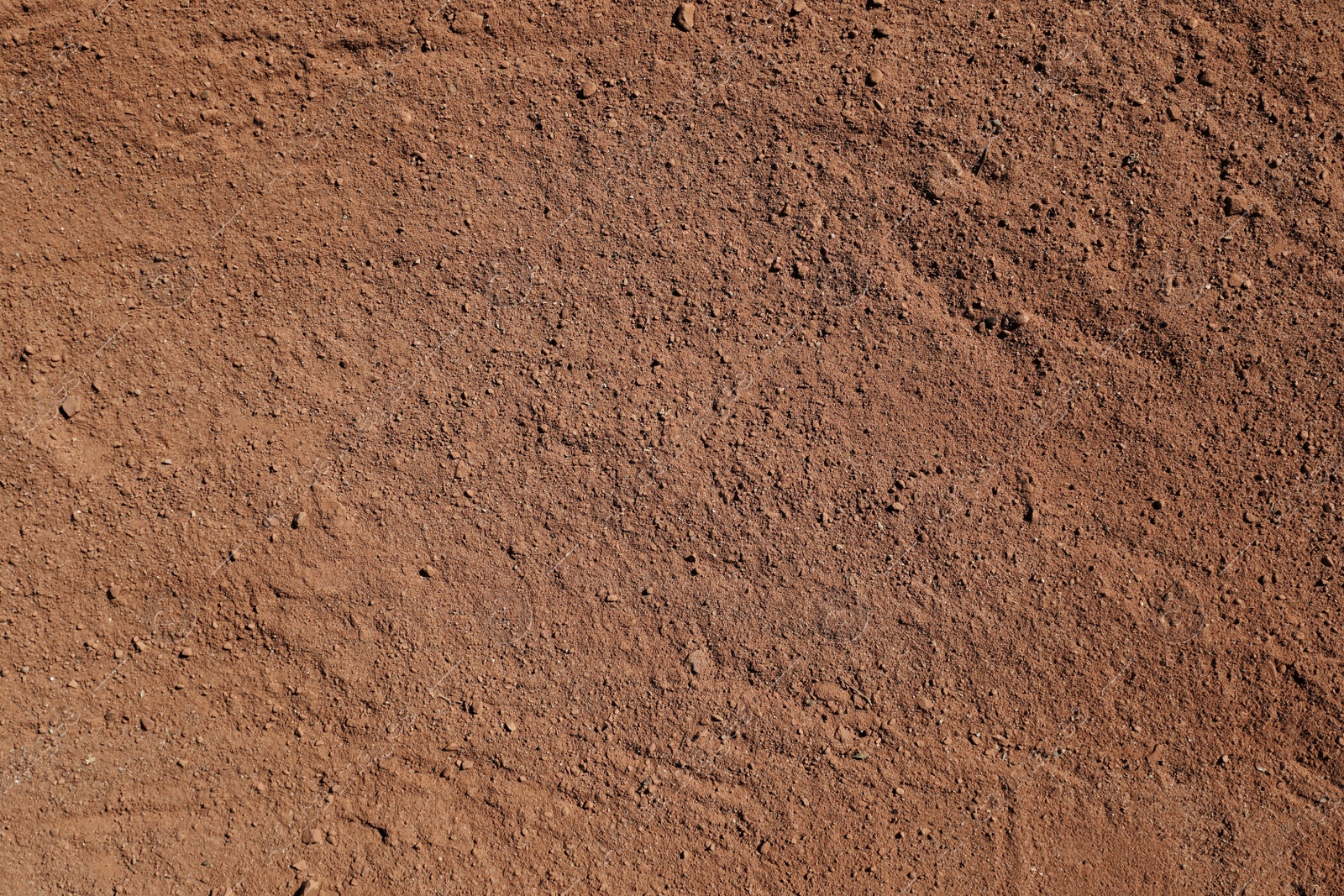 Photo of Textured ground surface as background, top view