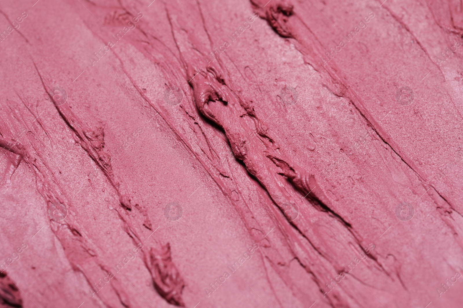 Photo of Texture of beautiful lipstick as background, closeup