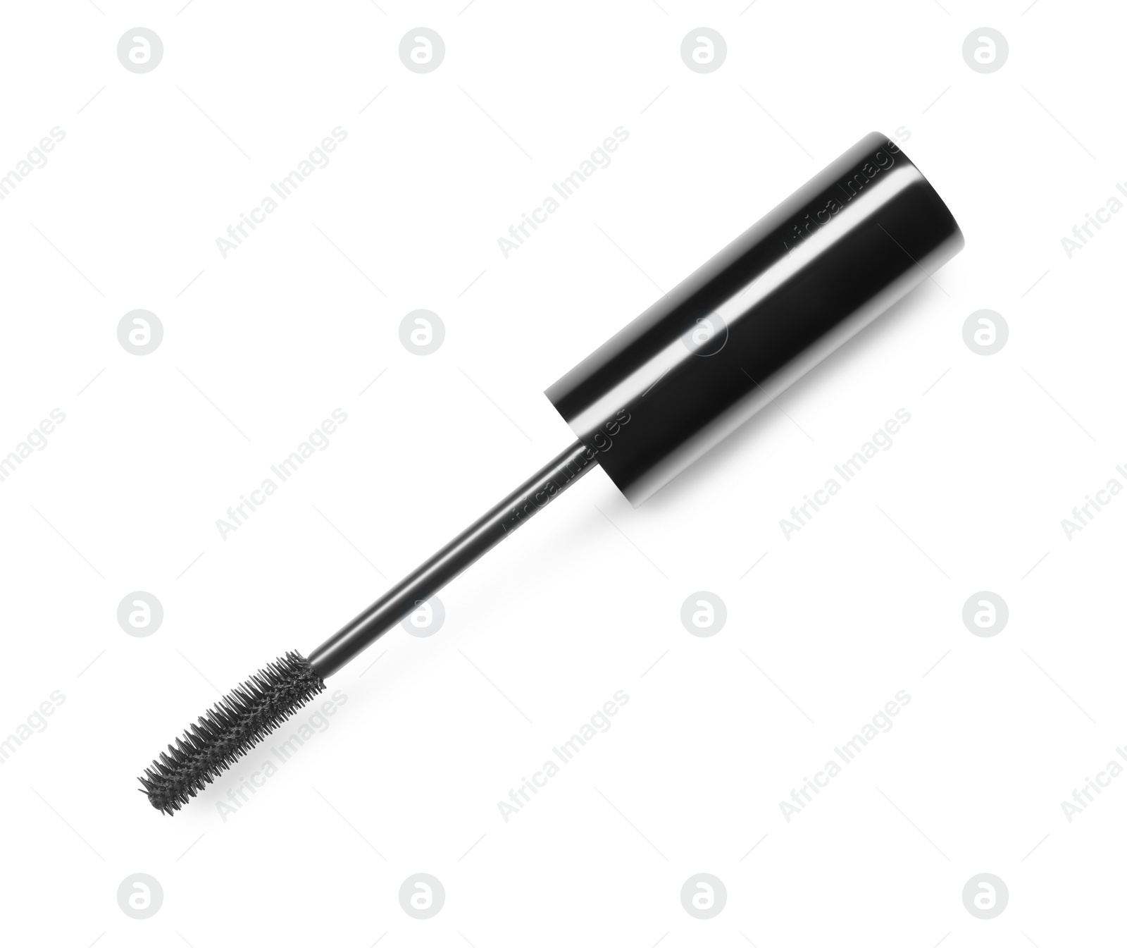 Photo of One mascara applicator isolated on white. Makeup product