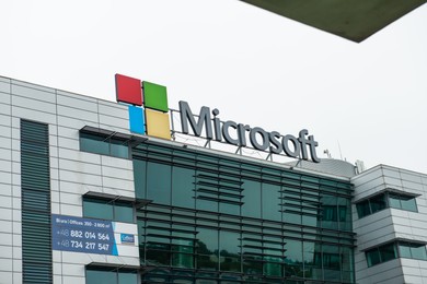Photo of Warsaw, Poland - September 10, 2022: Beautiful modern Microsoft office