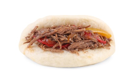 Photo of One delicious gua bao isolated on white