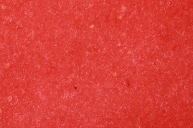 Photo of Tasty fresh berry smoothie as background, top view