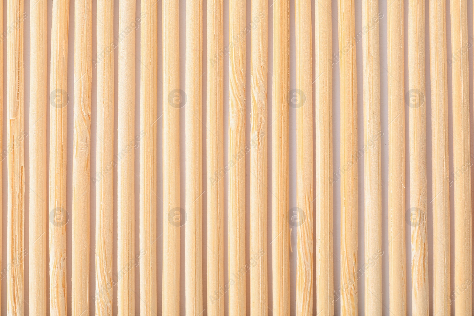 Photo of Texture of bamboo mat as background, closeup view