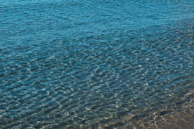 Surface of sea water with waves as background