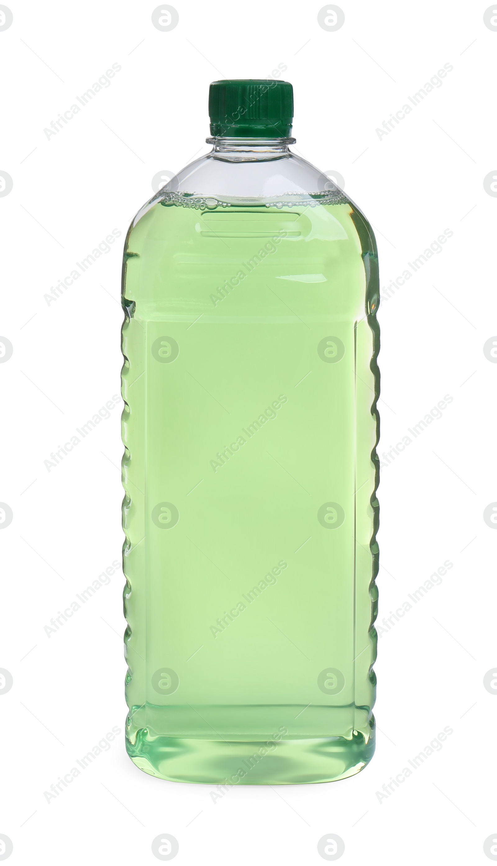 Photo of Blank bottle of car product isolated on white