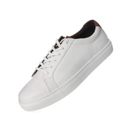 One stylish sports shoe isolated on white