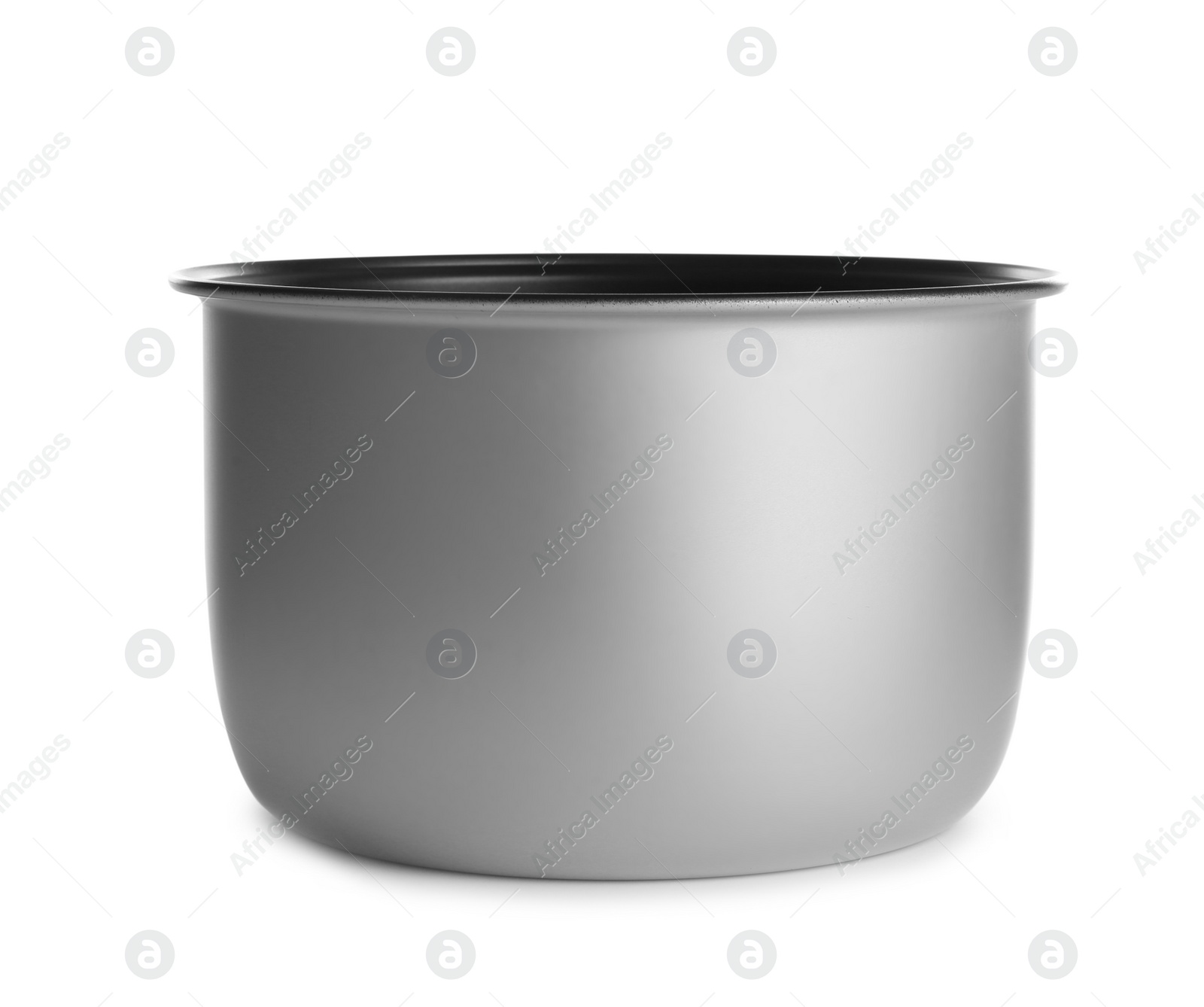 Photo of Modern multi cooker inner pot isolated on white