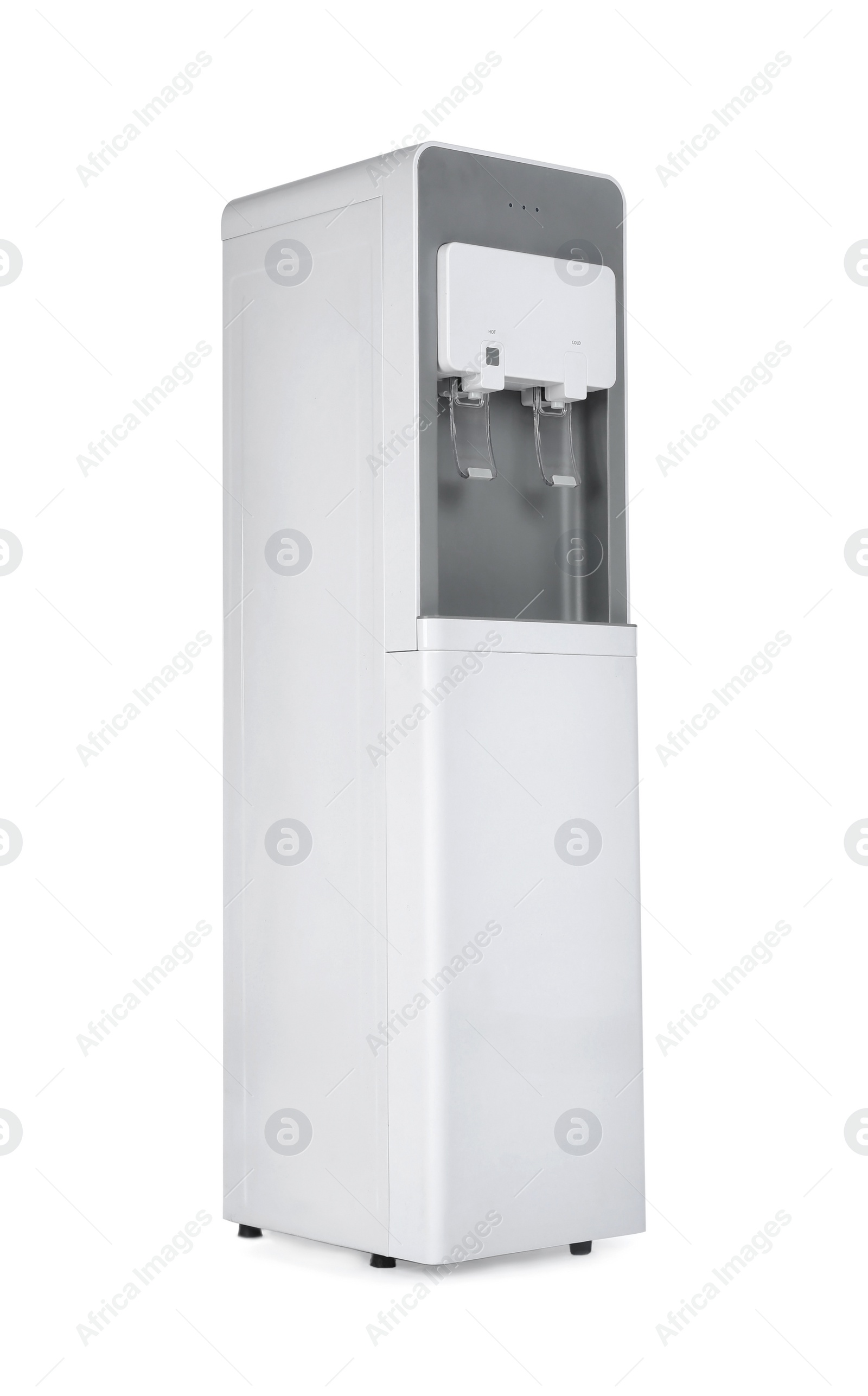 Photo of Modern office water cooler isolated on white