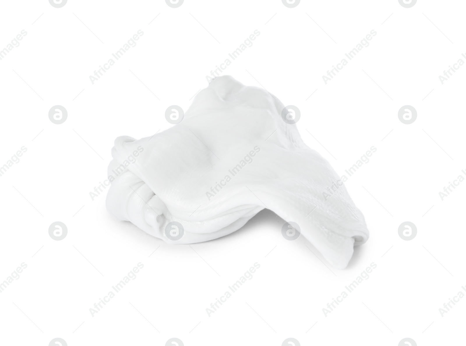 Photo of One used chewing gum on white background