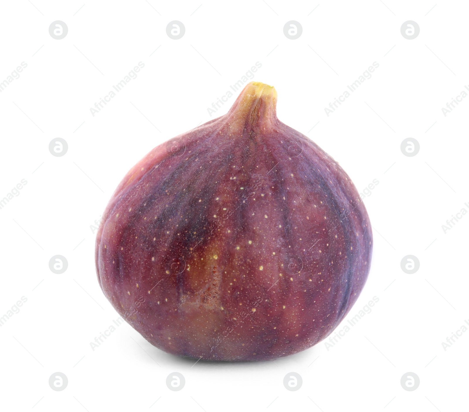 Photo of Tasty fresh fig fruit on white background