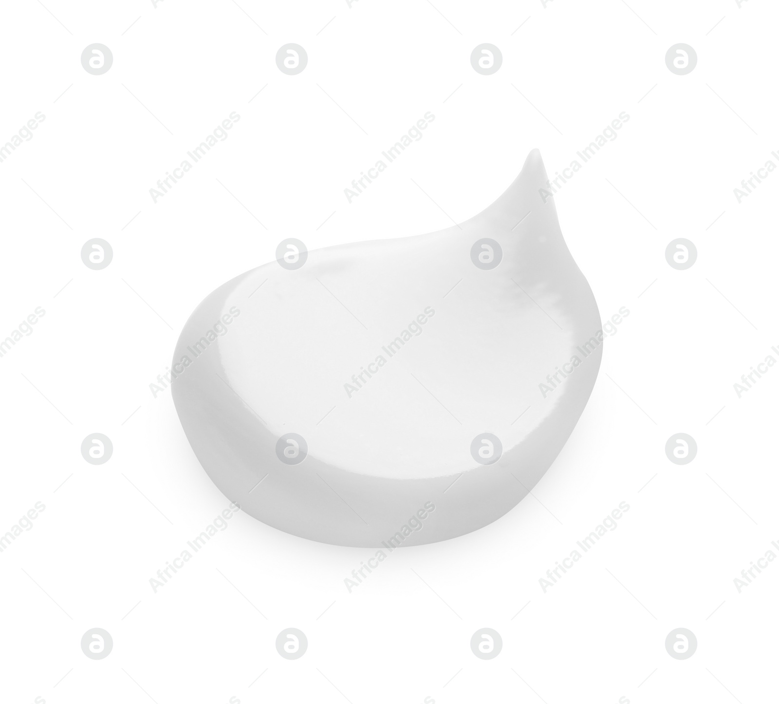 Photo of Sample of cosmetic cream isolated on white