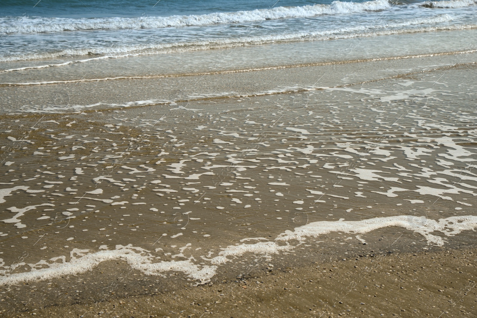 Photo of Beautiful view of sea shore on sunny day