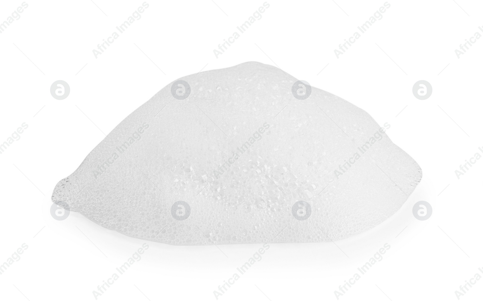 Photo of Foaming cleanser isolated on white. Skin care cosmetic