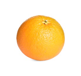 Photo of Delicious ripe orange isolated on white. Exotic fruit