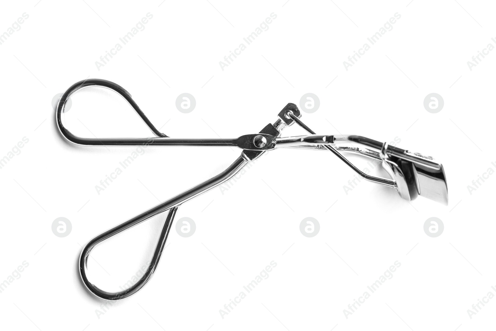 Photo of Eyelash curler on white background