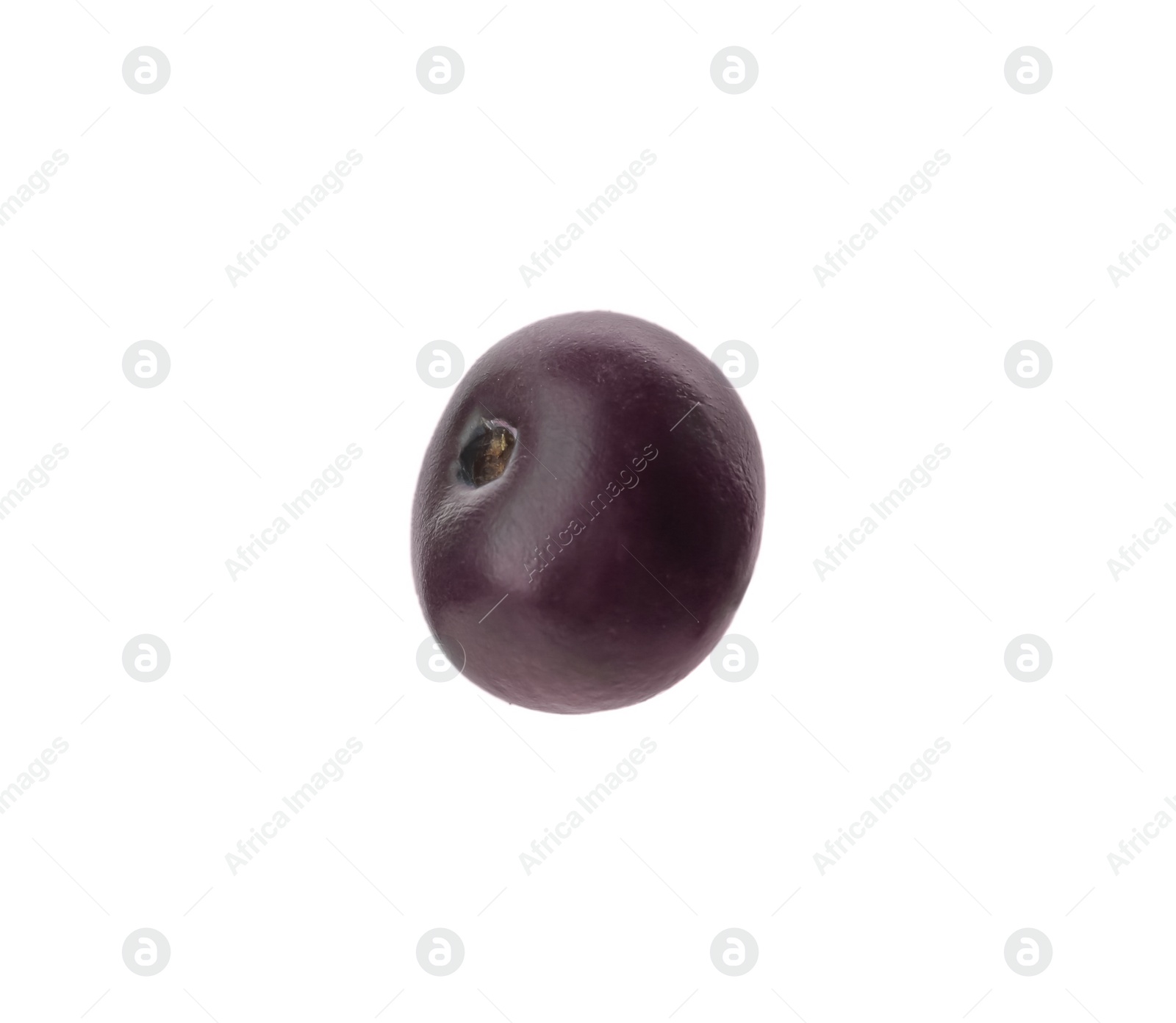 Photo of Fresh ripe acai berry isolated on white