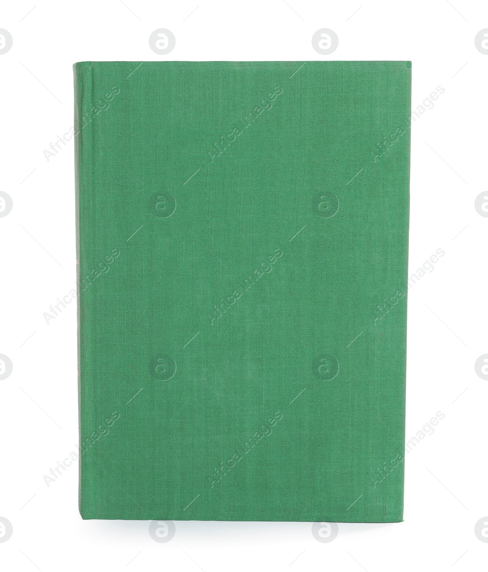 Photo of One old hardcover book isolated on white