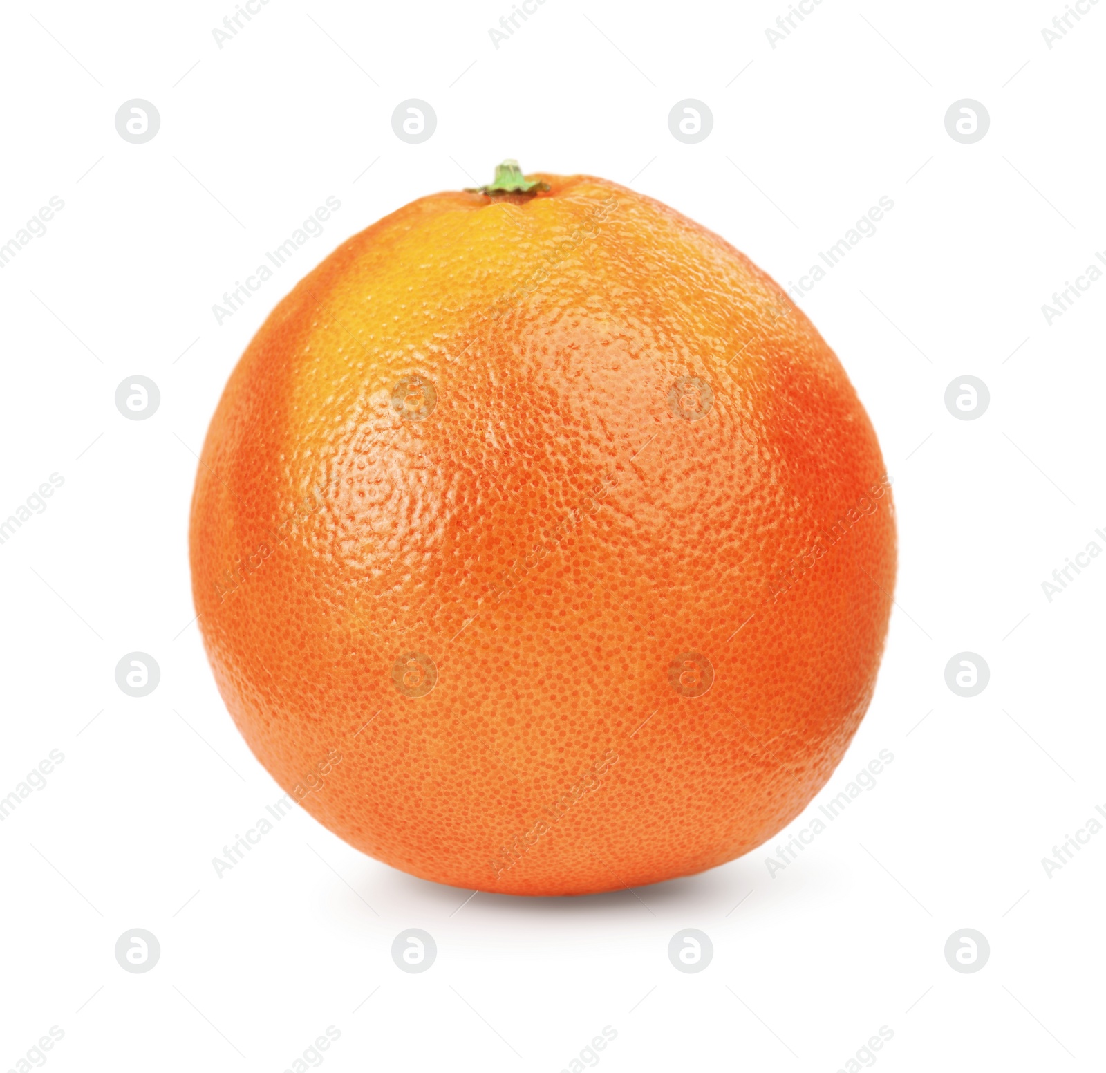 Photo of Fresh ripe grapefruit isolated on white. Citrus fruit