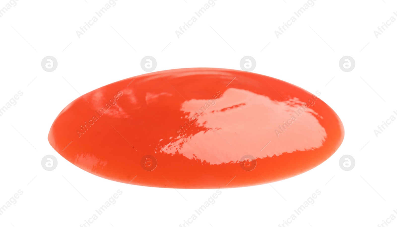 Photo of Fresh tasty tomato sauce isolated on white